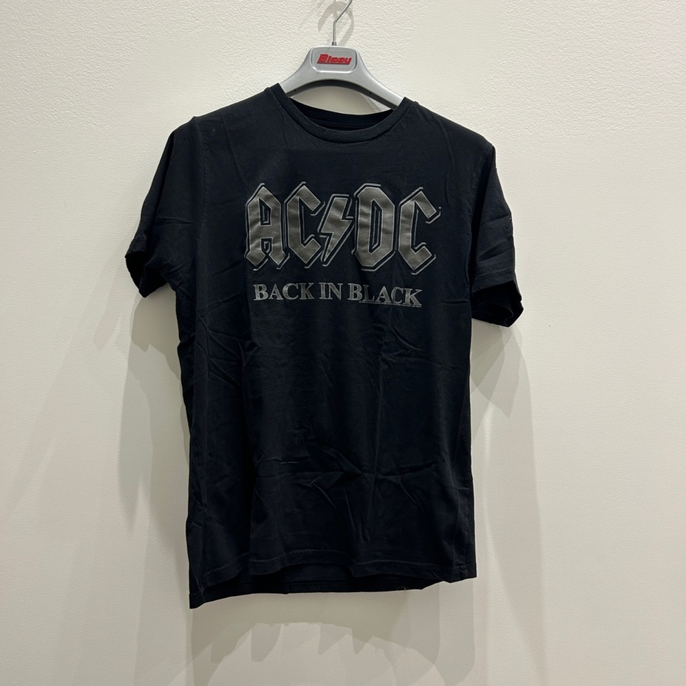 AC/DC Black 'Back in Black' Tee